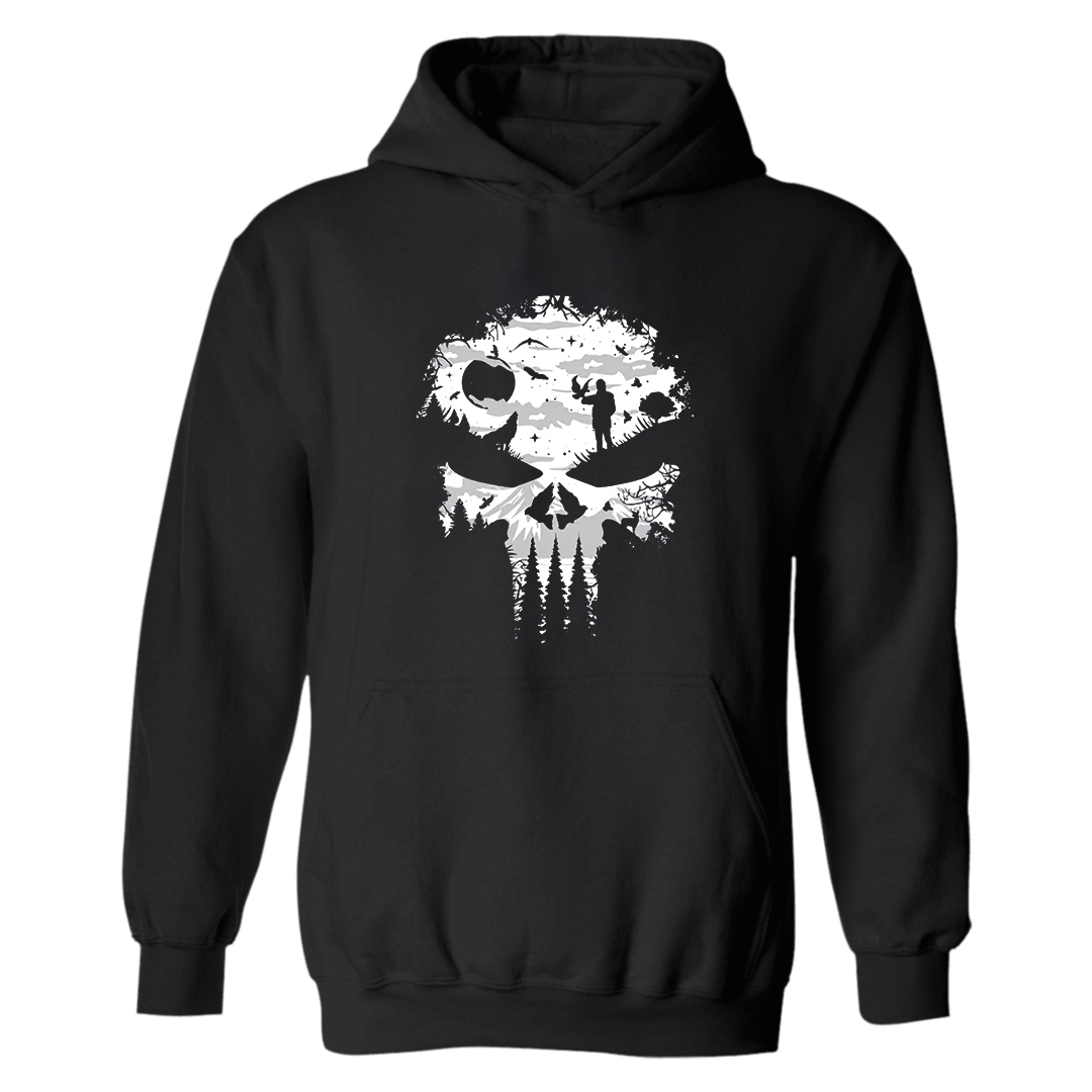 Mountain Adventure Printed Men's Hoodie-Forestso