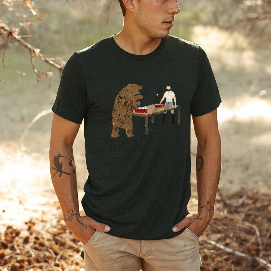 Bearpong Printed Men's T-shirt