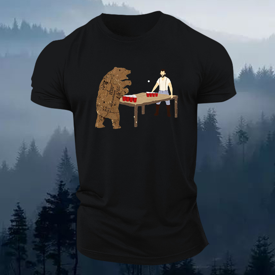 Bearpong Printed Men's T-shirt