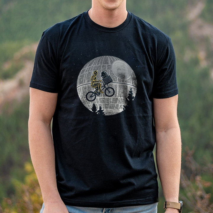 Funny Star Wars Printed Men's T-shirt