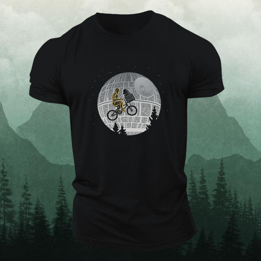 Funny Star Wars Printed Men's T-shirt