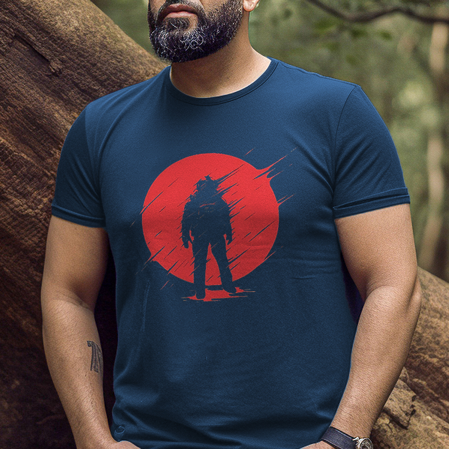 Astronaut Printed Men's T-shirt-Forestso