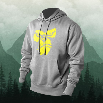 Angry Chimpanzee Printed Men's Hoodie-Forestso