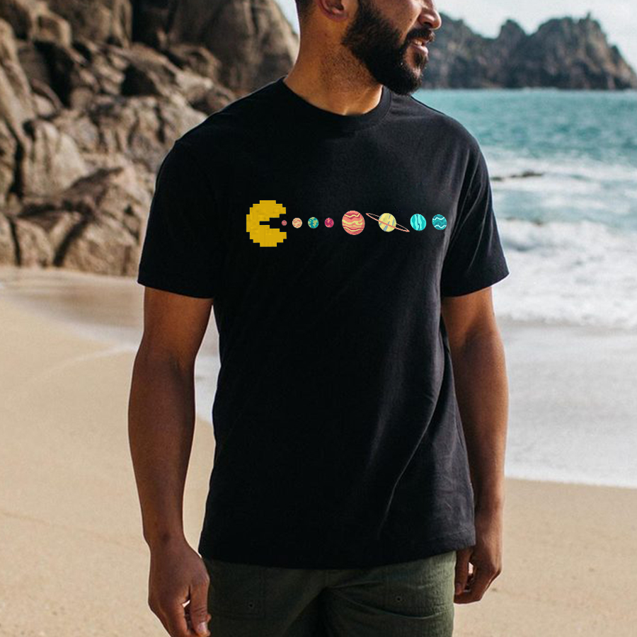 Eat Planet Game Printed Men's T-shirt