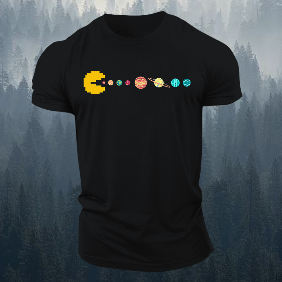 Eat Planet Game Printed Men's T-shirt