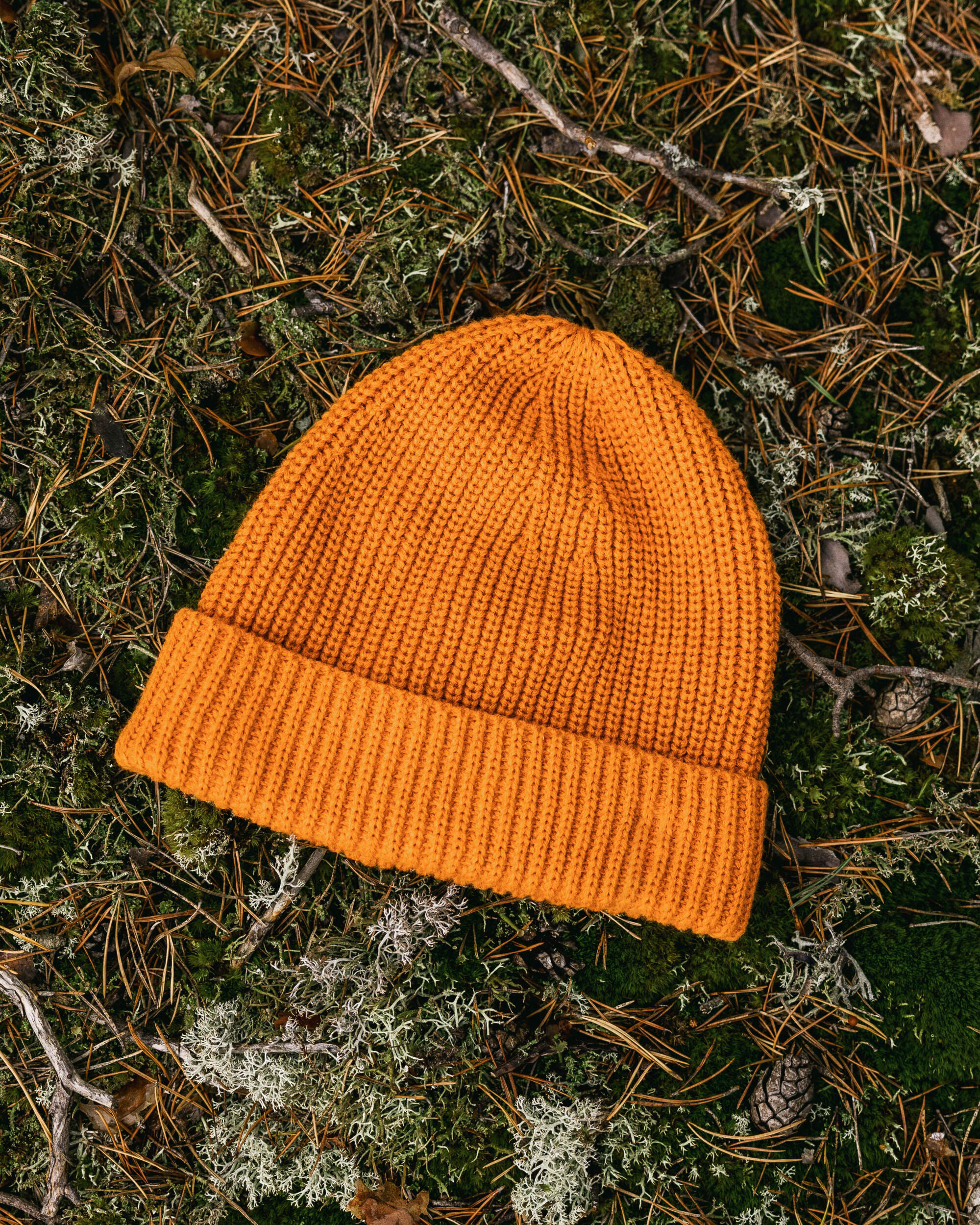 Fashionable Orange Outdoor Warm Knitted Hat