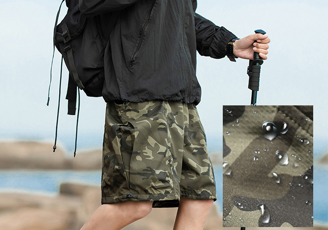 Summer Outdoor Casual Breathable Camouflage Wind Travel Shorts Image - 2