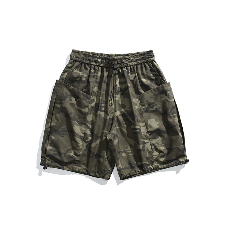 Summer Outdoor Casual Breathable Camouflage Wind Travel Shorts