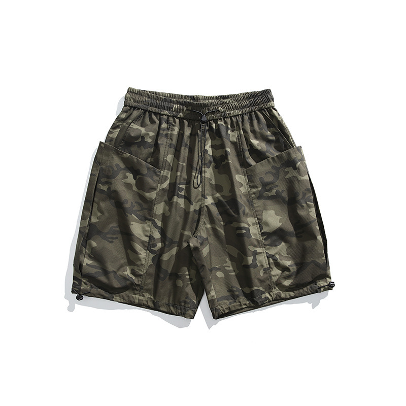 Summer Outdoor Casual Breathable Camouflage Wind Travel Shorts Image - 4