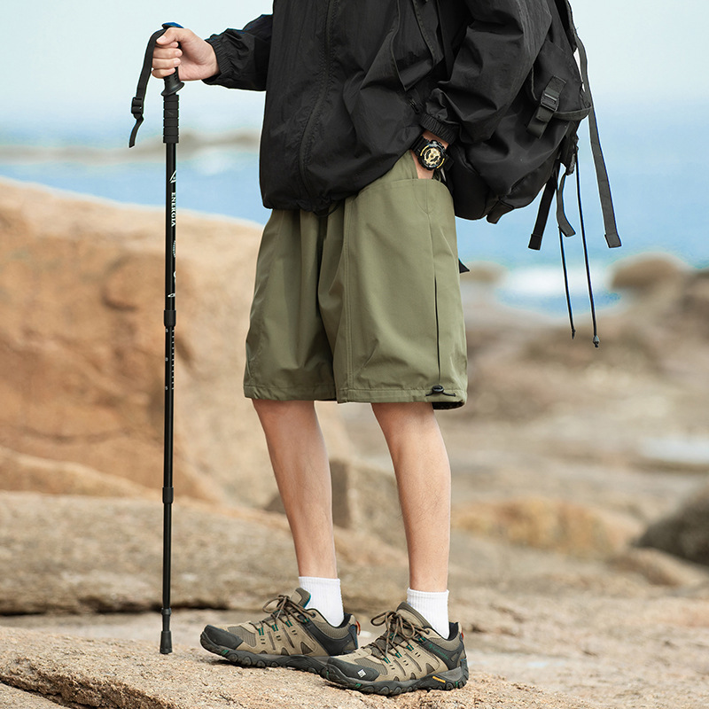Summer Outdoor Casual Breathable Camouflage Wind Travel Shorts Image - 3