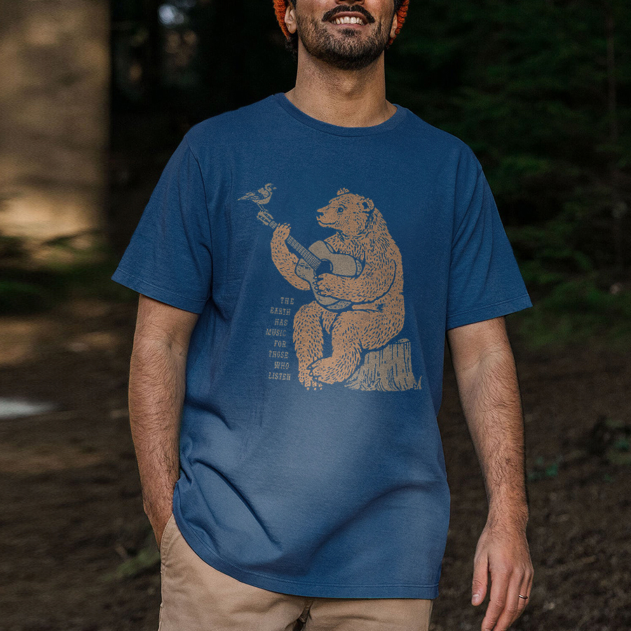 The Earth Has Music For Those Who Listen Print Men's T-shirt