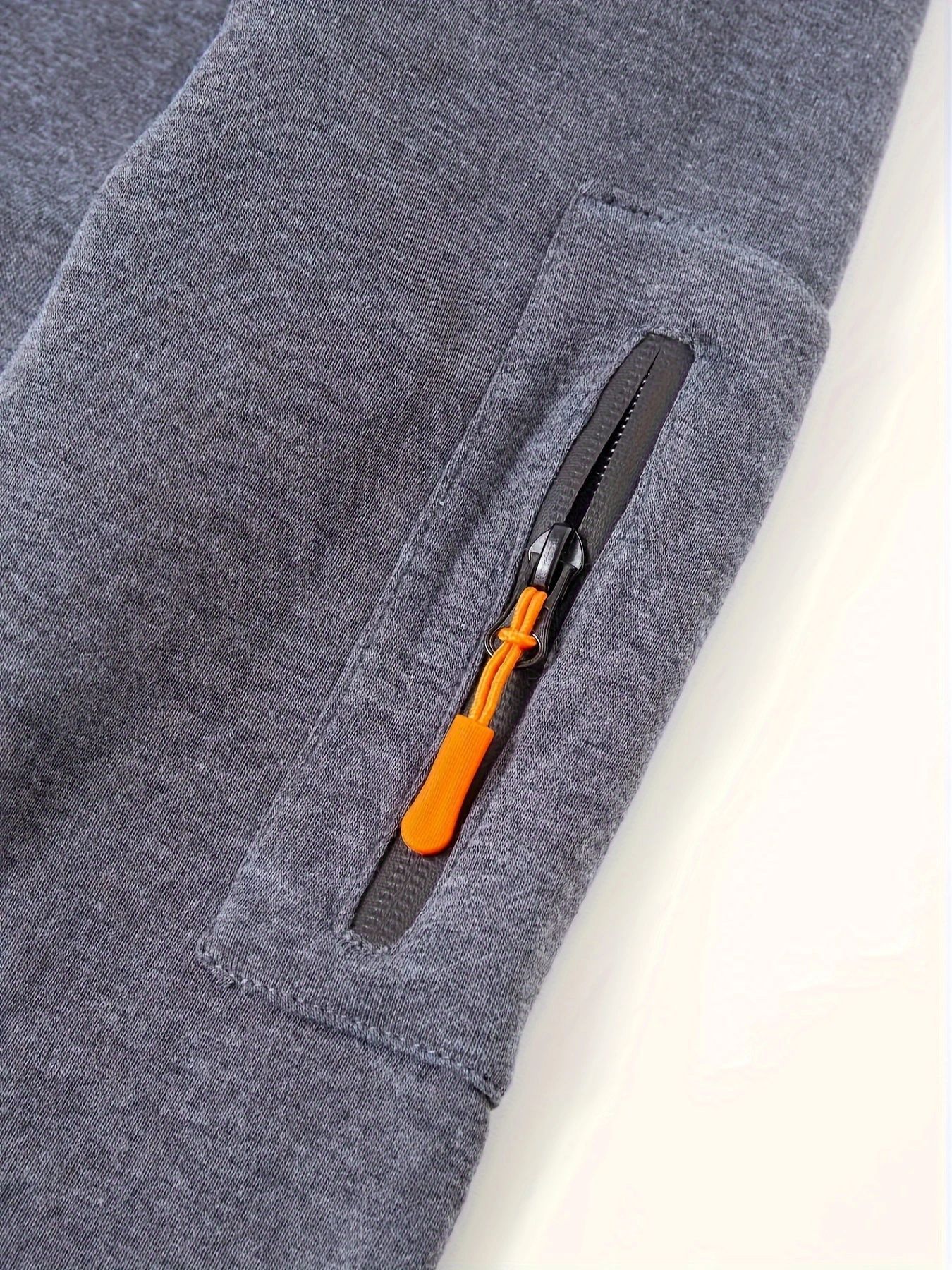 Casual Sport Multi-Pocket Zip Men's Hoodie