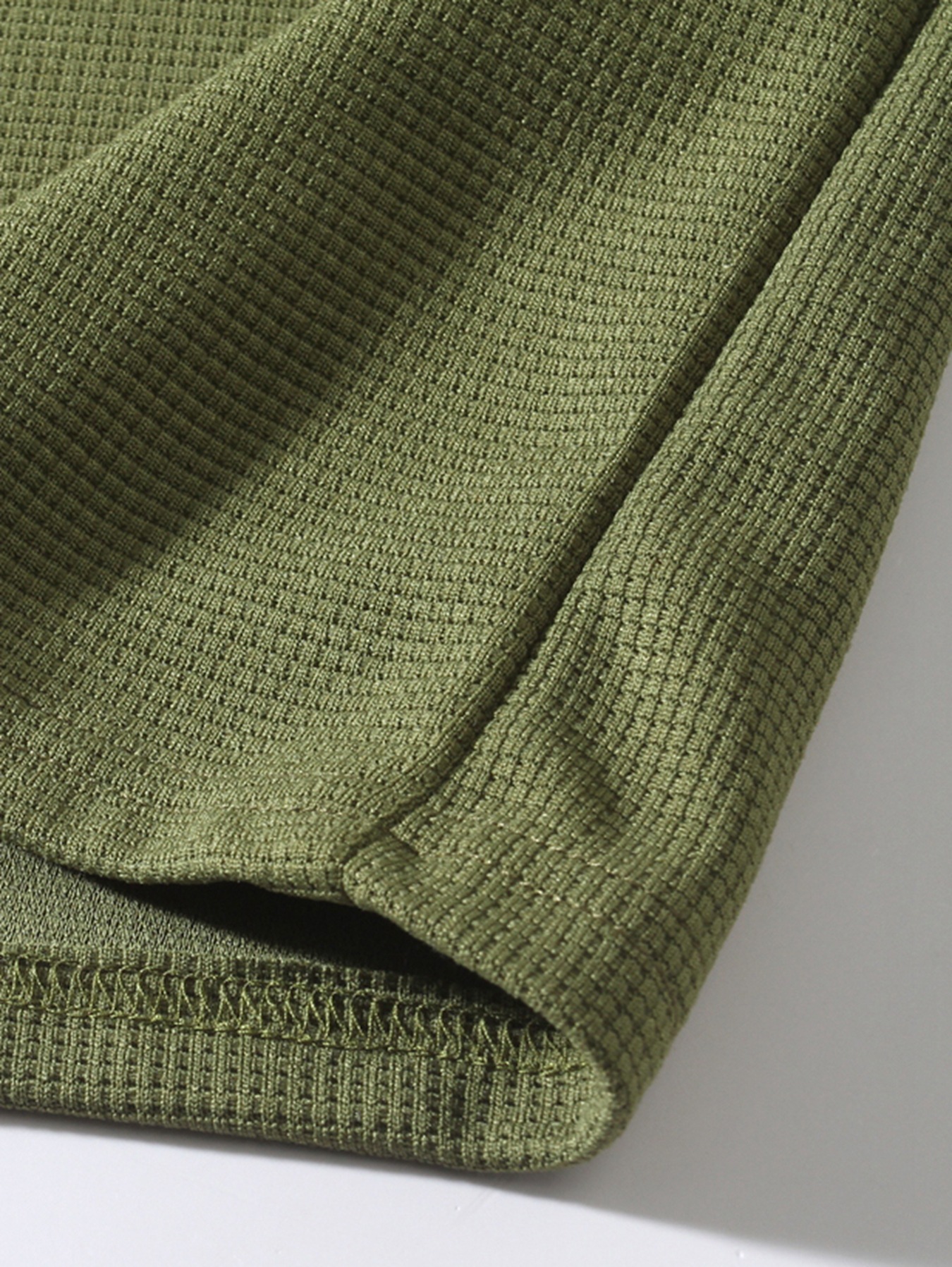 Casual Waffle Colour Block Men's Sweatshirt