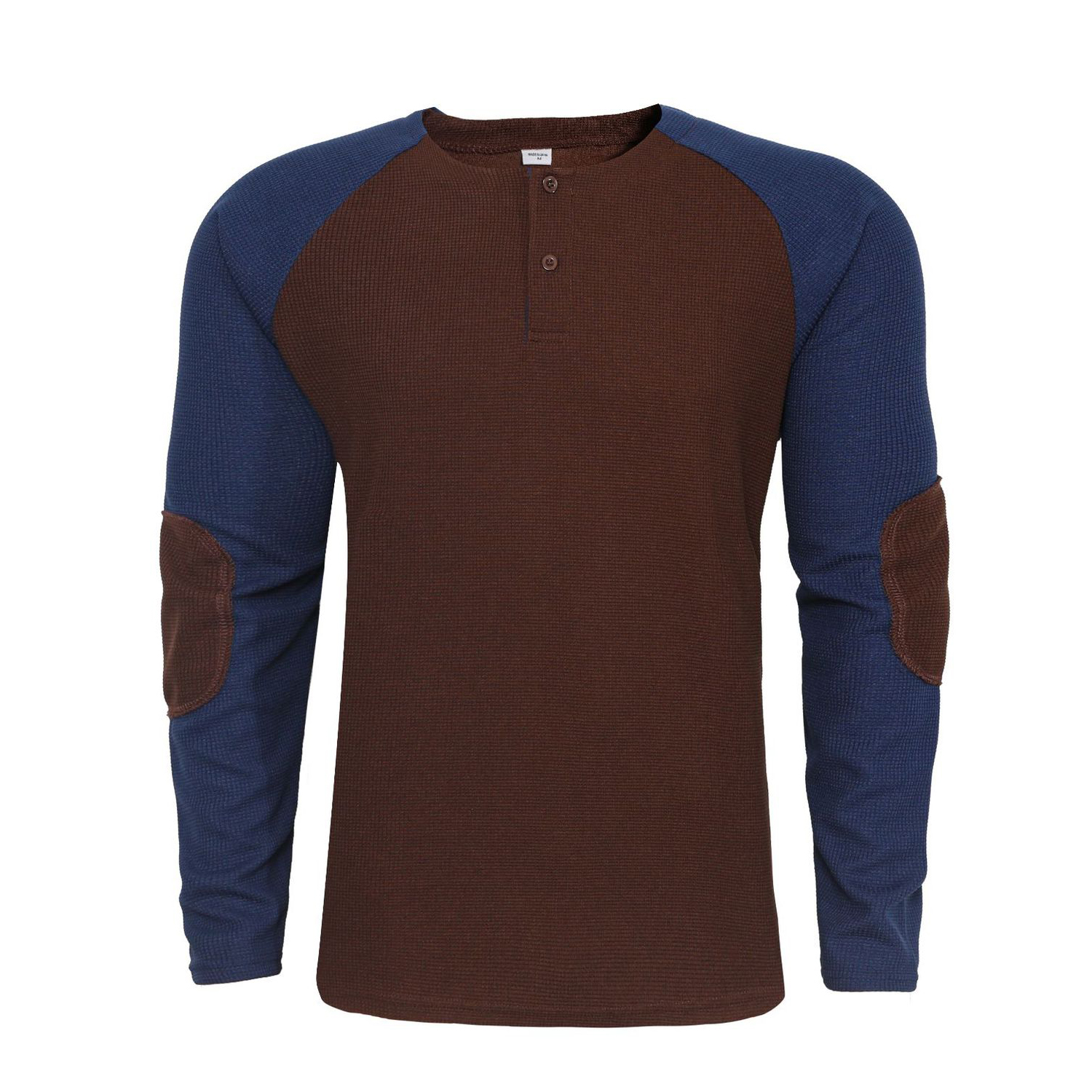 Casual Waffle Colour Block Men's Sweatshirt