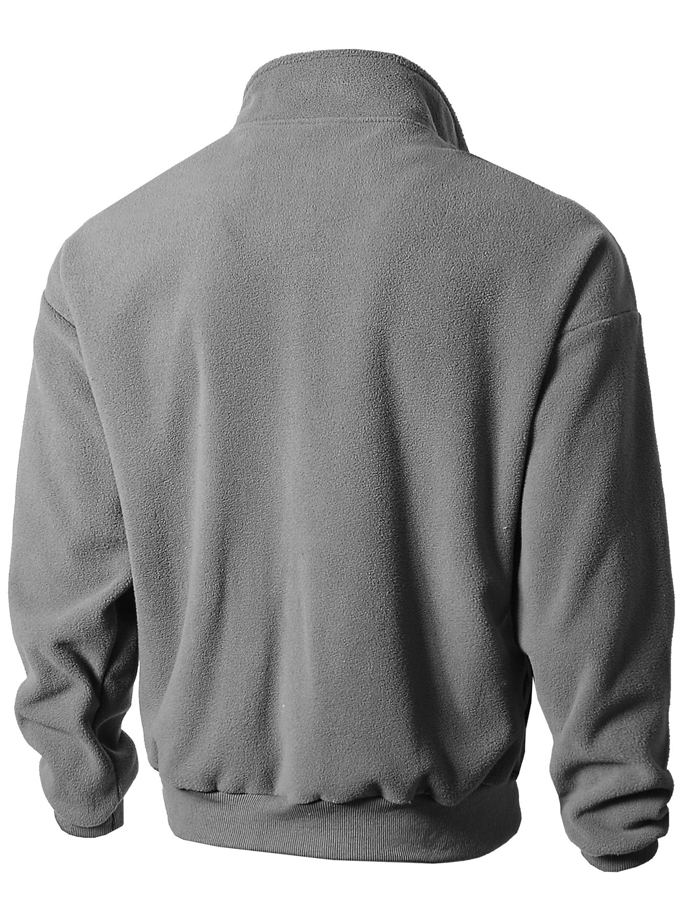 Stand-up Long Sleeve Crew Neck Men's Sweatshirt