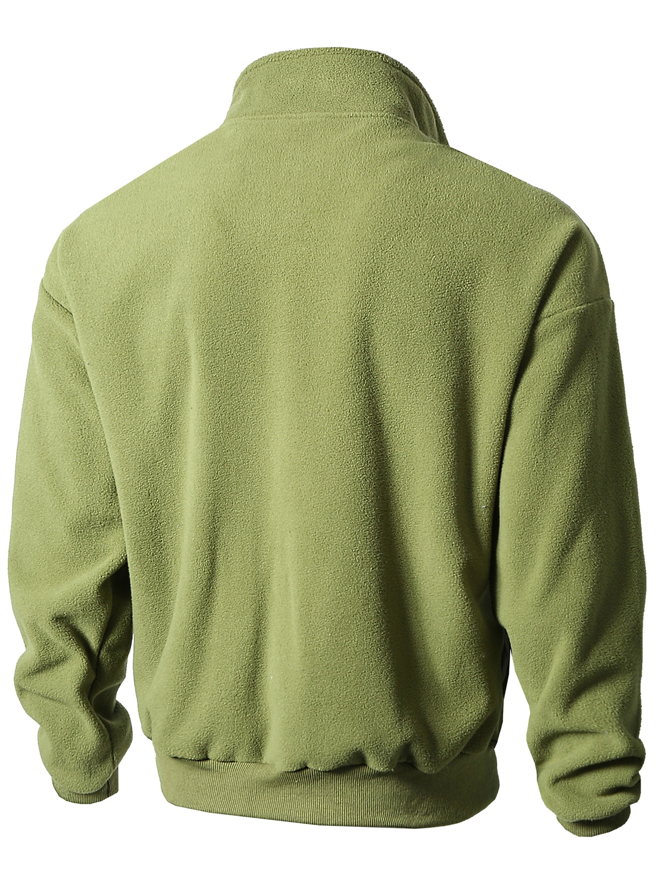 Stand-up Long Sleeve Crew Neck Men's Sweatshirt