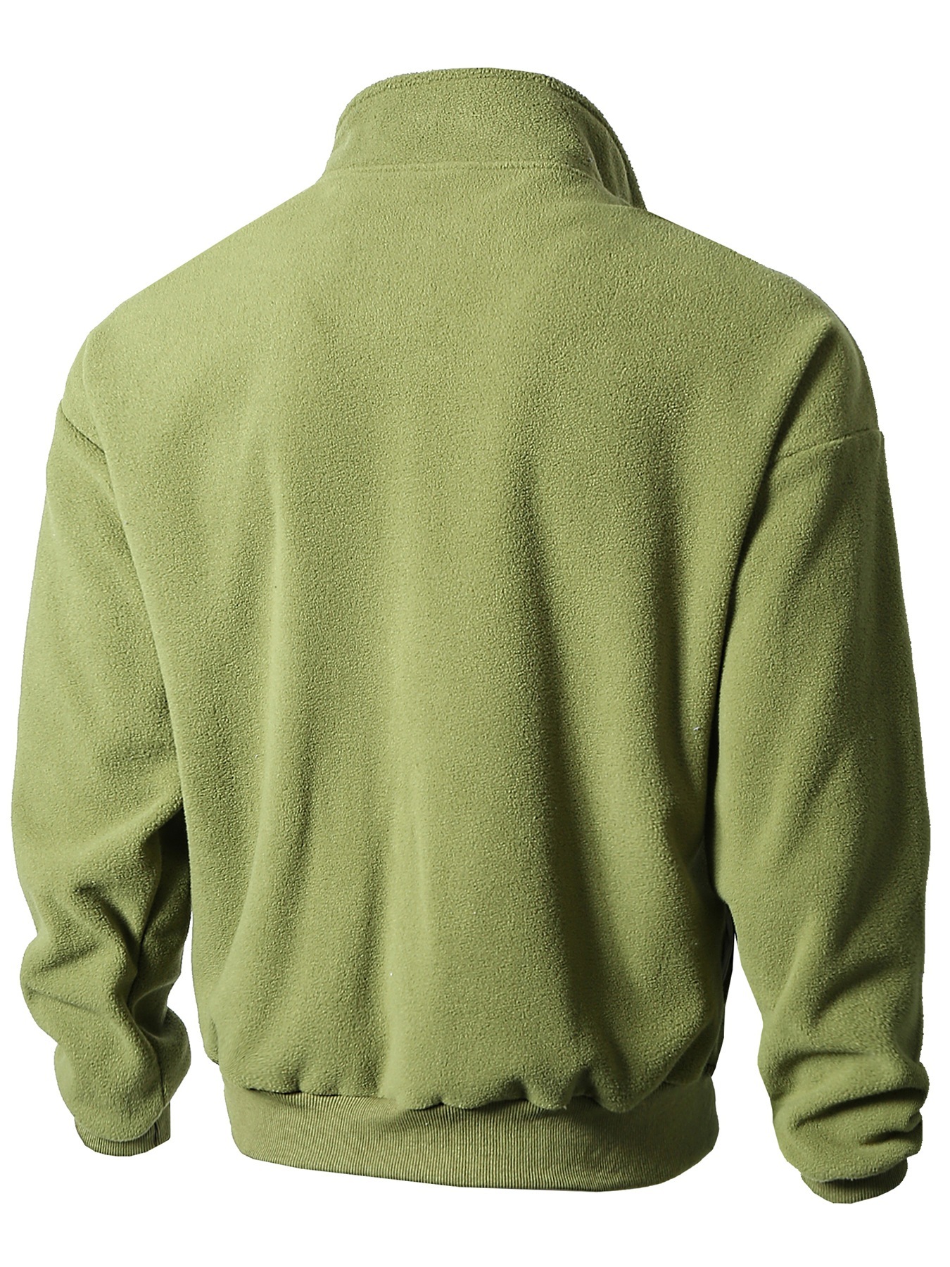 Stand-up Long Sleeve Crew Neck Men's Sweatshirt