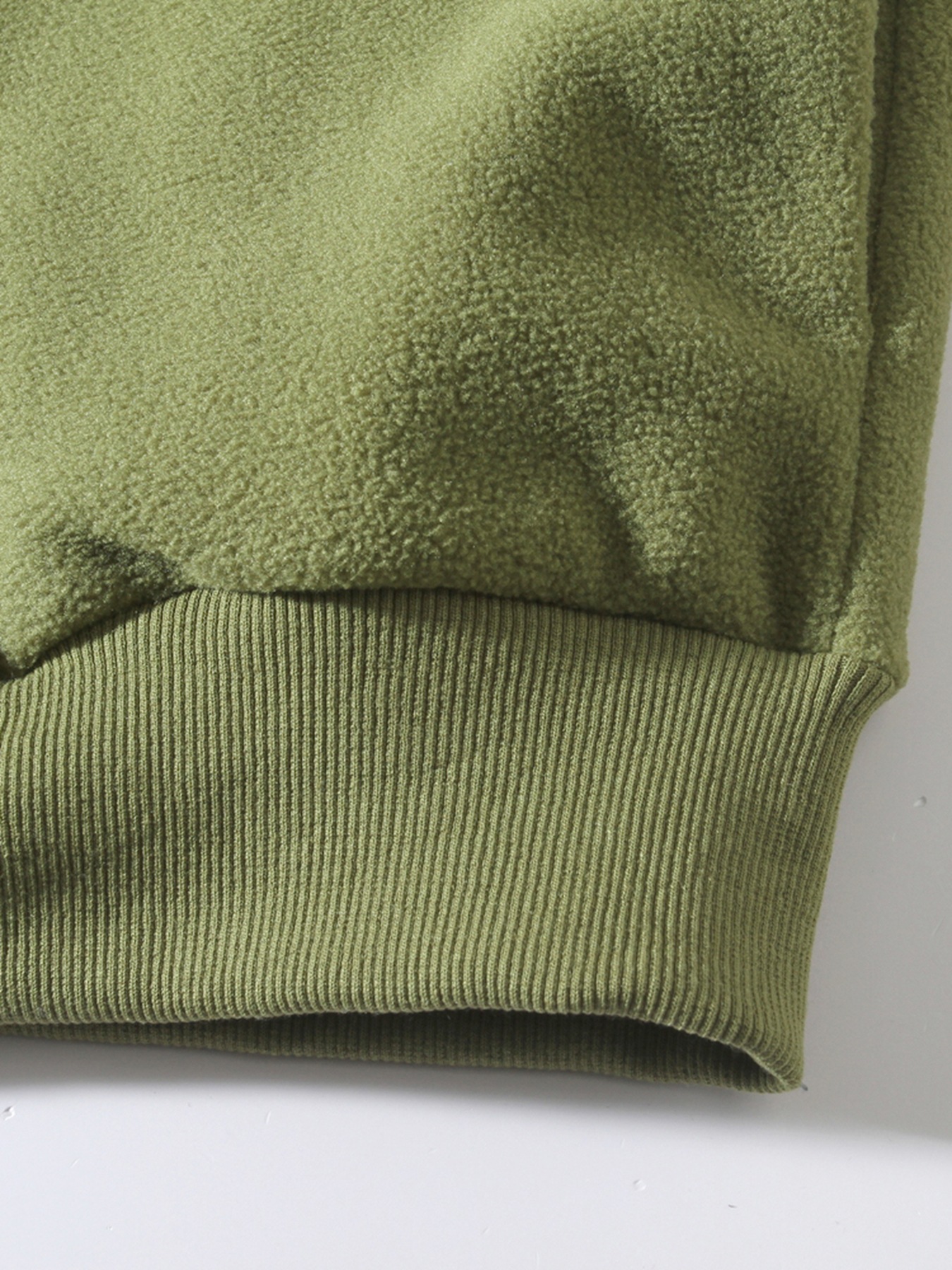 Stand-up Long Sleeve Crew Neck Men's Sweatshirt