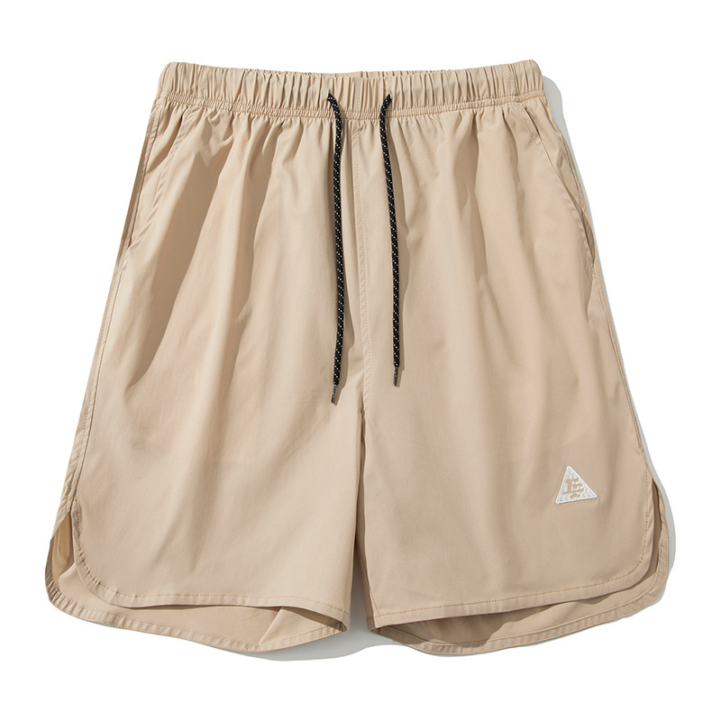 Embroidered Split Function Men's Shorts