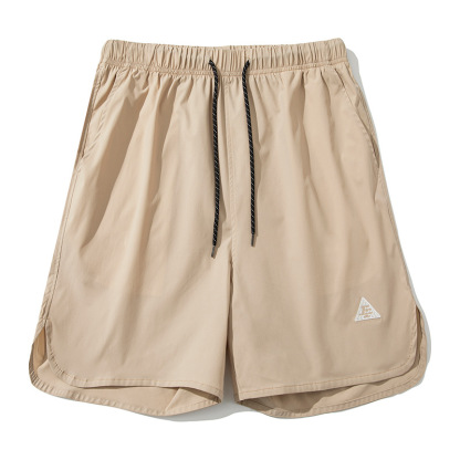 Embroidered Split Function Men's Shorts