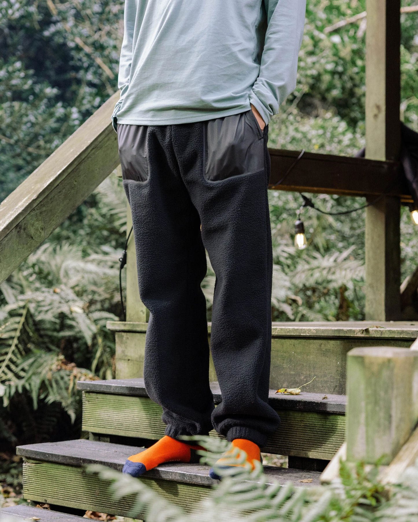 Shaker Drawstring Loose Padded Men's Trousers