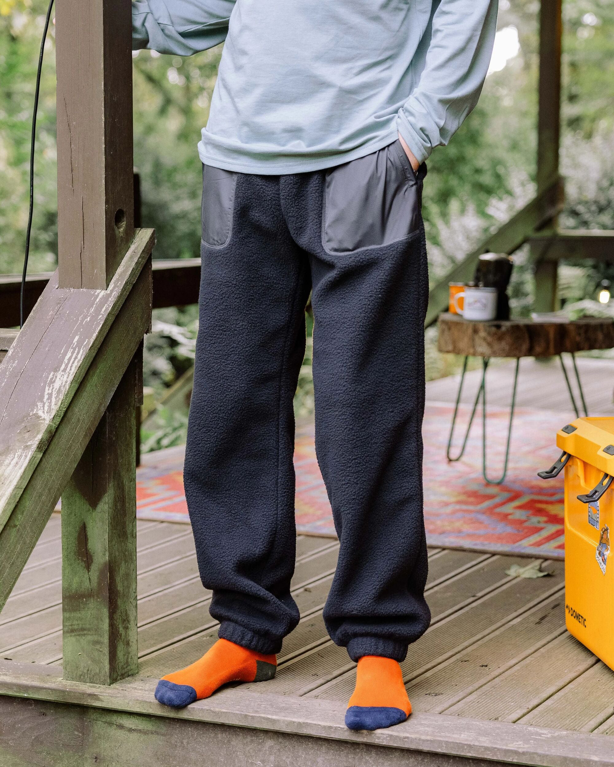 Shaker Drawstring Loose Padded Men's Trousers