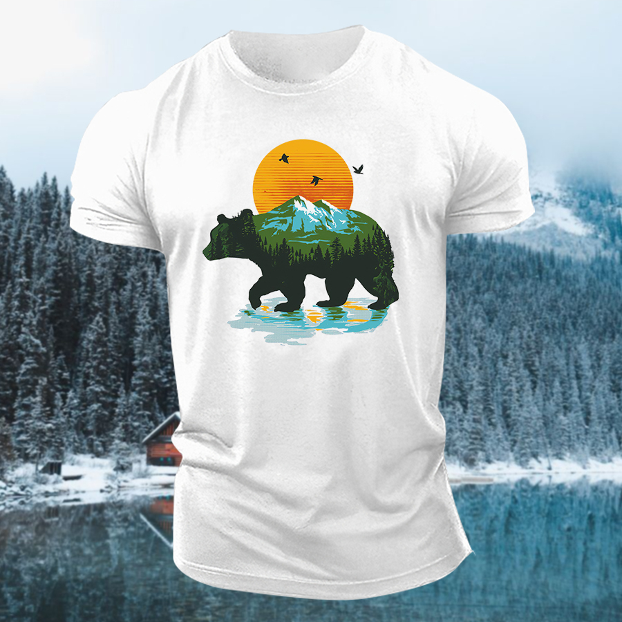 Bear Mountain Printed Men's T-shirt