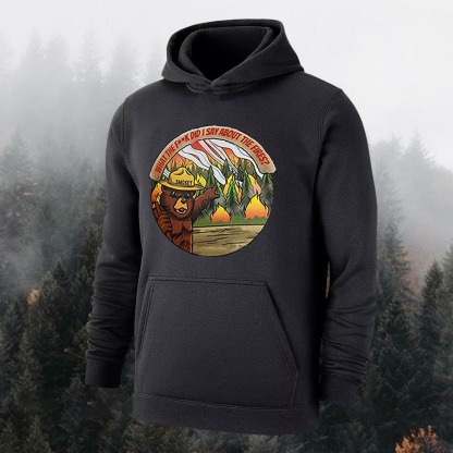 What The Fxxk Did I Say About The Fires Printed Men's Hoodie