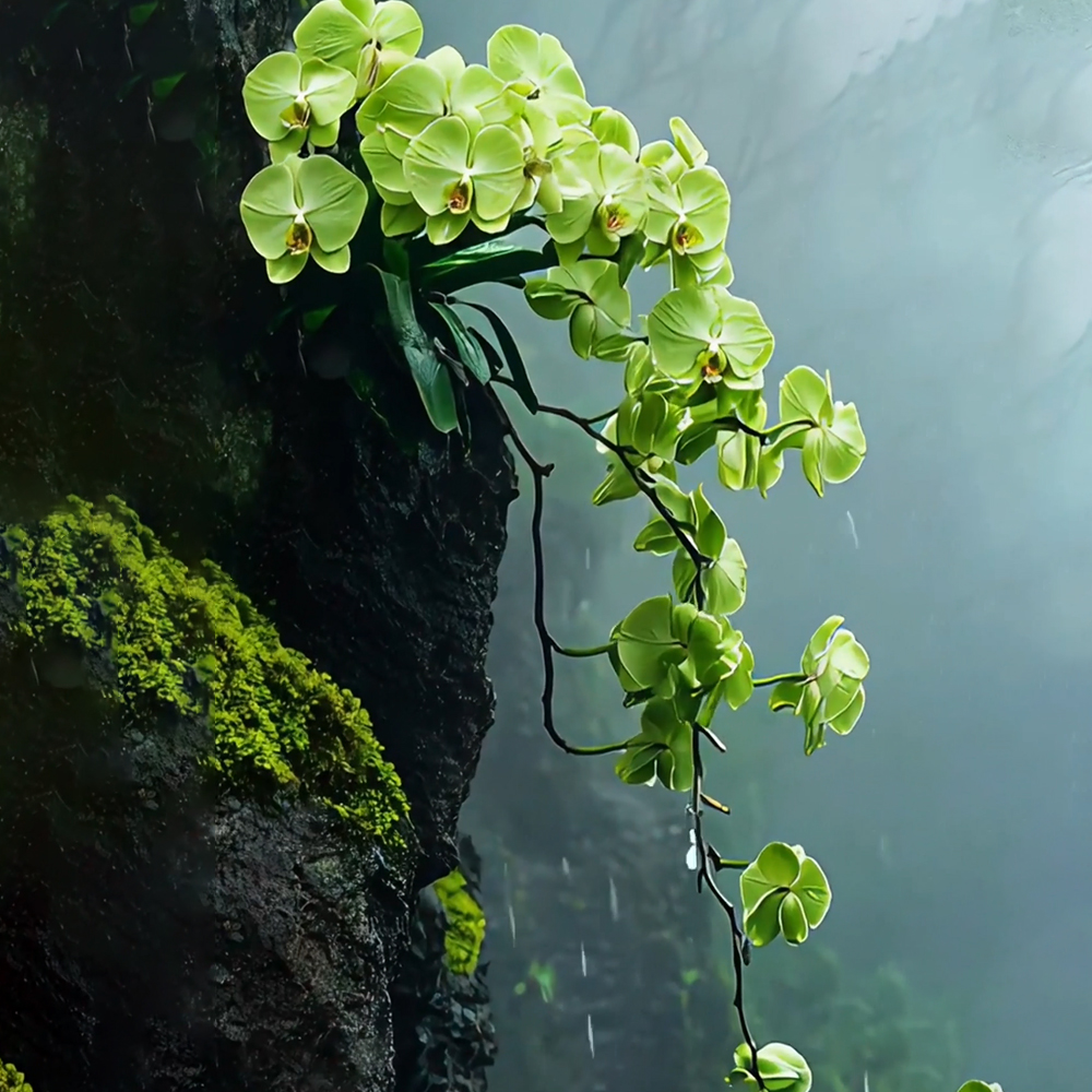Alpine Green Phalaenopsis Orchid Rare Plant Seeds🌼 
