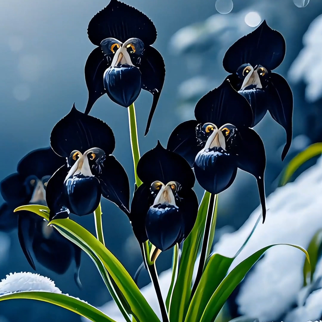 Mountain Black Monkey Noodles Orchid Rare Plant Seeds🌼 