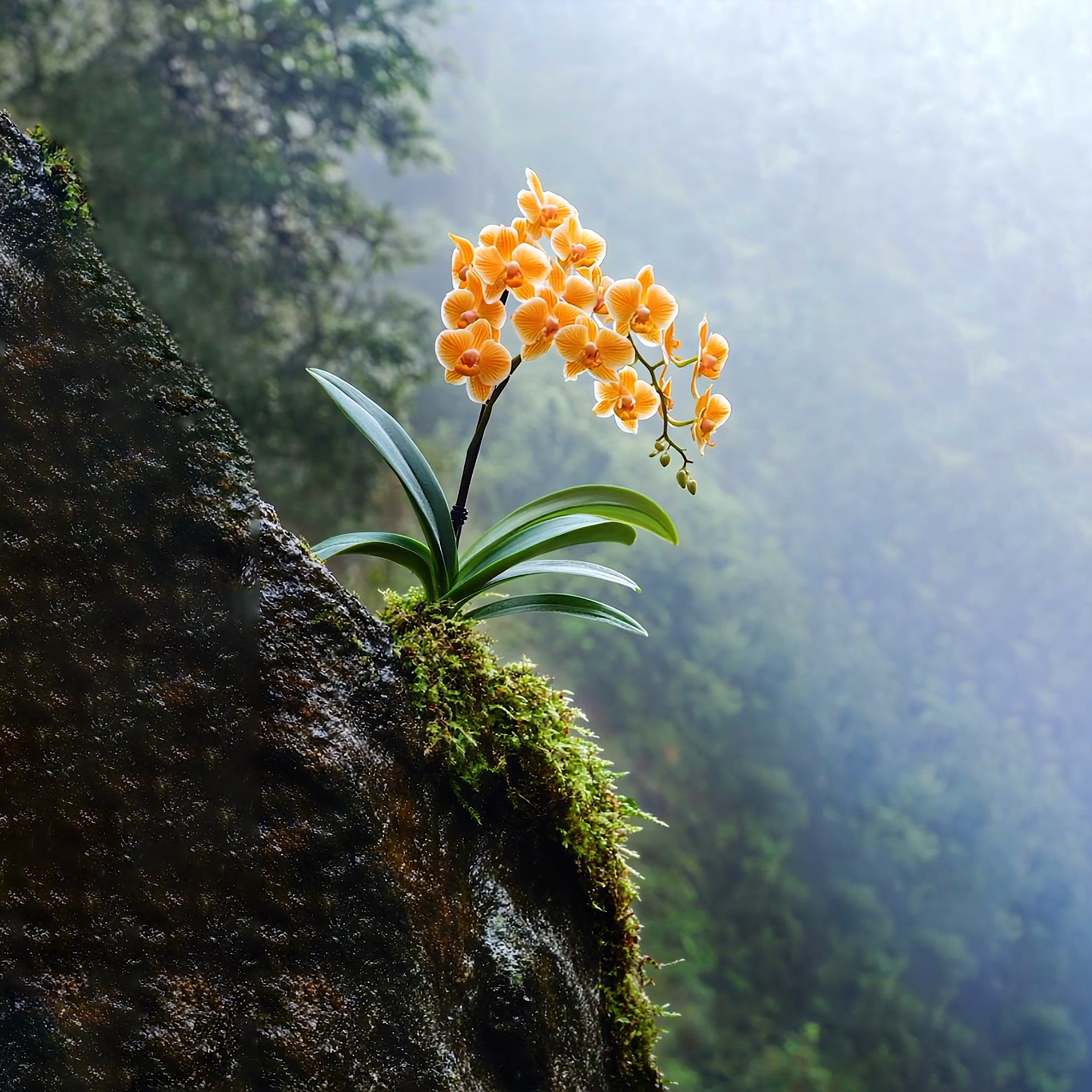 Alpine Yellow Velvet Orchid Rare Plant Seeds🌼
