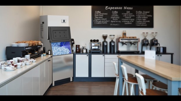 Mojgar 550 LBS Commercial Ice Maker Machine with 266 LBS Storage Bin