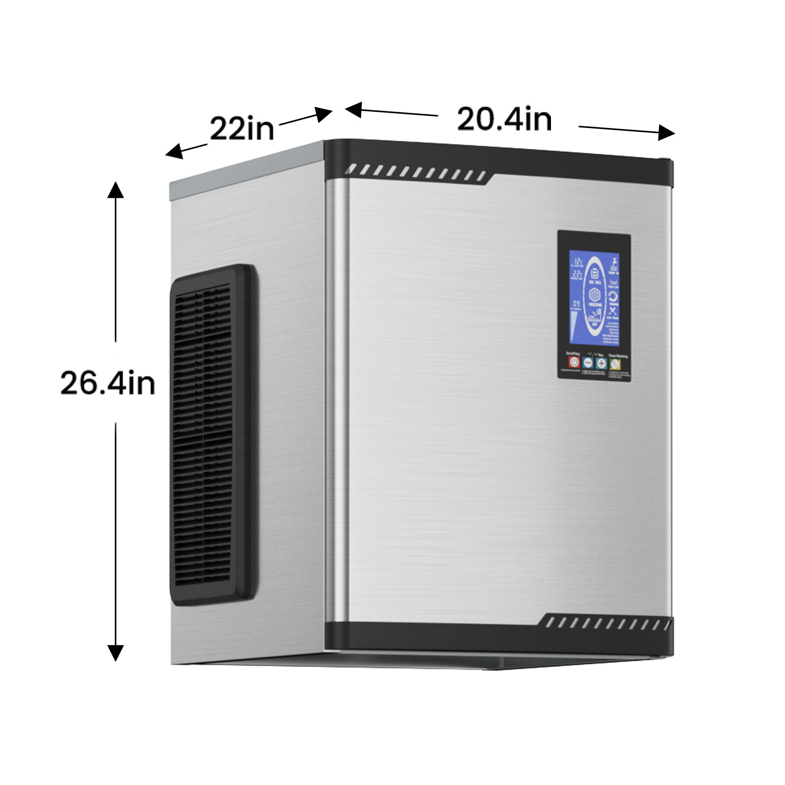  Mojgar Commercial Ice Maker – 680 LBS/Day | High-Efficiency Industrial Ice Machine (Main Unit Only)