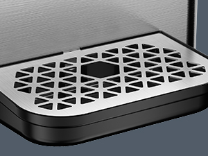 Mojgar Slushie Machine features a removable drip tray for easy cleaning and maintenance. Designed to catch any spills and ensure a clean and tidy workspace while preparing frozen drinks.