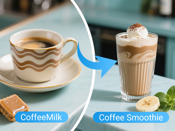 {"default":"Transform your coffee milk into a smooth and creamy coffee smoothie, perfect for a refreshing and delicious beverage."}

