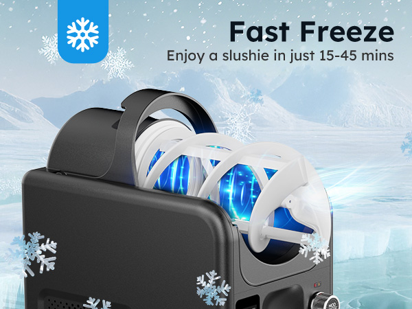 {"default":"Mojgar Slushy Machine with Fast Freeze technology – Enjoy slushies in 15-45 minutes with high-efficiency cooling, perfect for quick, refreshing drinks."}
