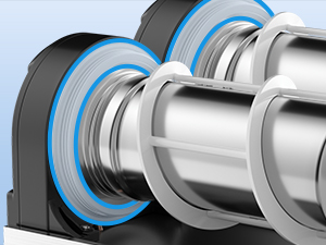 Mojgar frozen drink machine agitator connection with large waterproof ring, prevents liquid leakage from the connection point.