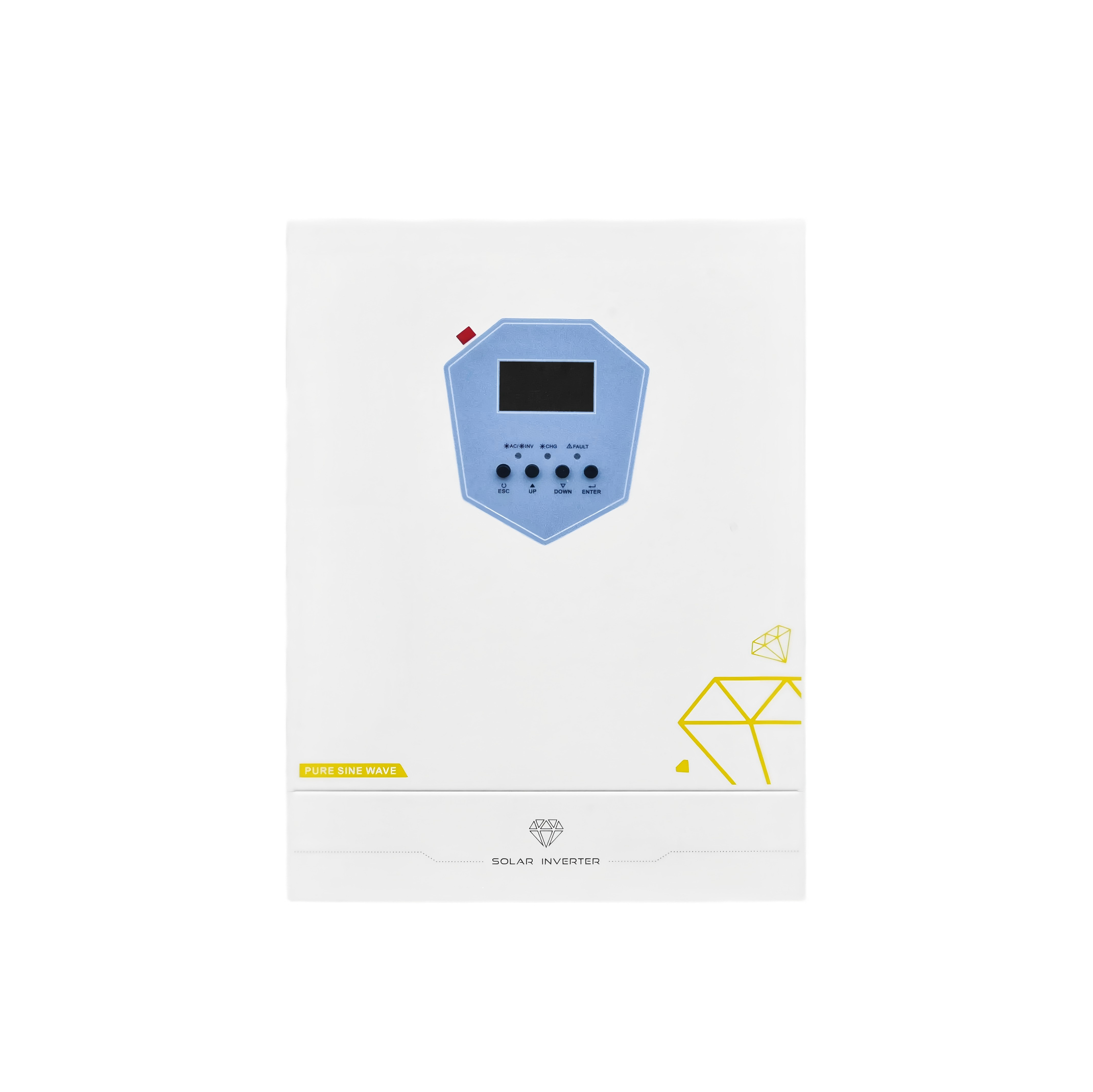  Time Setting Charing BMS Daxtromn power 6.2KW solar inverter 24VDC 48vDC hybrid mppt 6200W pure sine wave hybrid charge controller 120A off grid On Grid