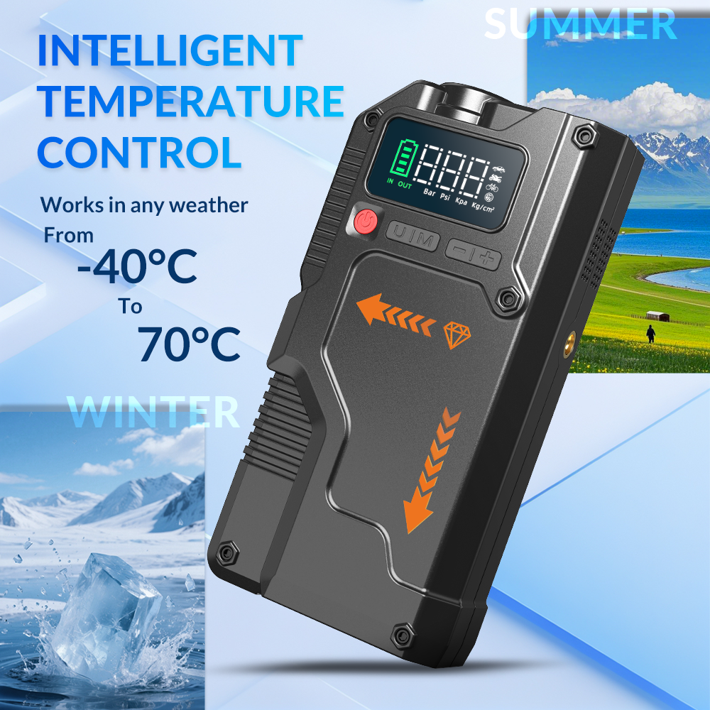 DAXTROMN  R26 10000m/Ah  200A Jump starter  200VDC 5V Portable Car Battery Booster