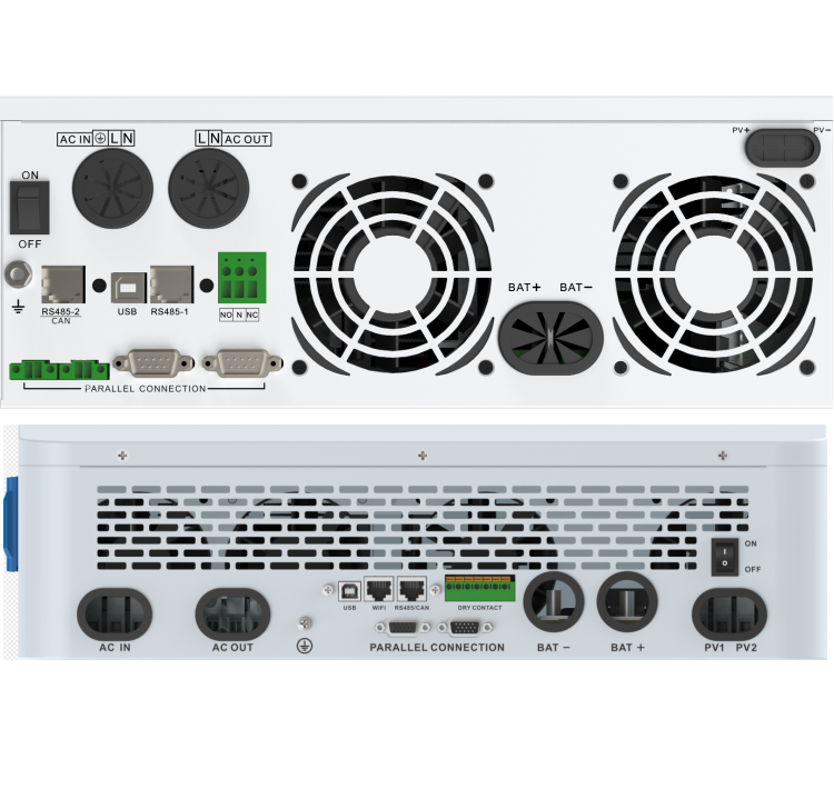 DAXTROMN MPPT 8000W 110V SPLIT PHASE SOLAR INVERTER 48V 100A Battery Max Charging Current 110V Output 500V PV INPUT PURE SINE WAVE INVERTER