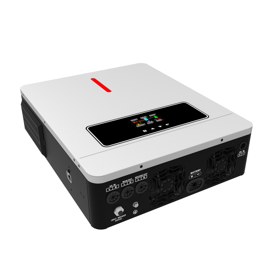 Daxtromn Power Mppt 4.2KW Hybrid Solar Inverter 24VDC Batteryless working PV input 90-450V Grid Tie Hybrid Solar Inverter 48V 220V 120-450VDC 140A MPPT Solar Controller Dual Ouput Photovoltaic Inverter