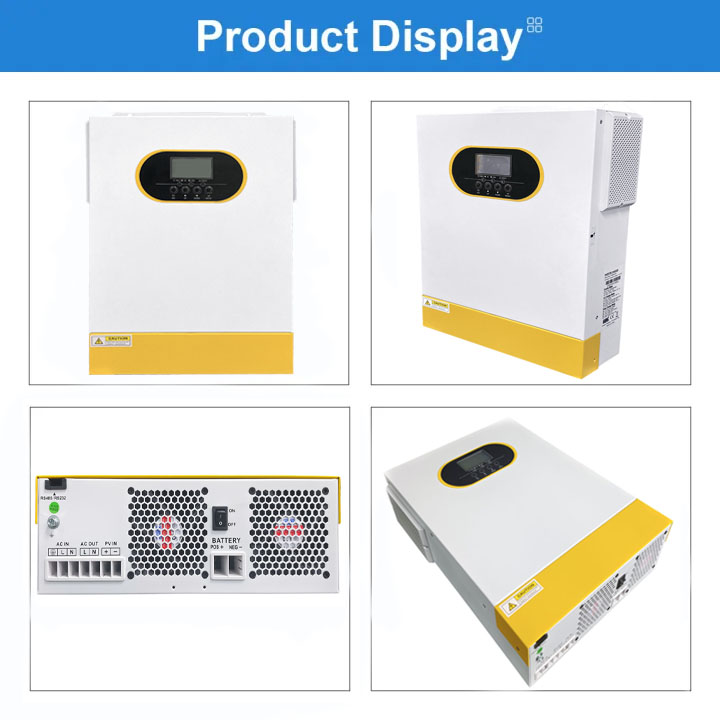 DAXTROMN 6.2KW 220/230VAC OUTPUT SOLAR INVERTER 500VDC MAX PV ARRAY MPPT 48V 120A BRTTERY CHARGE CURRENT SOLAR INVERTER
