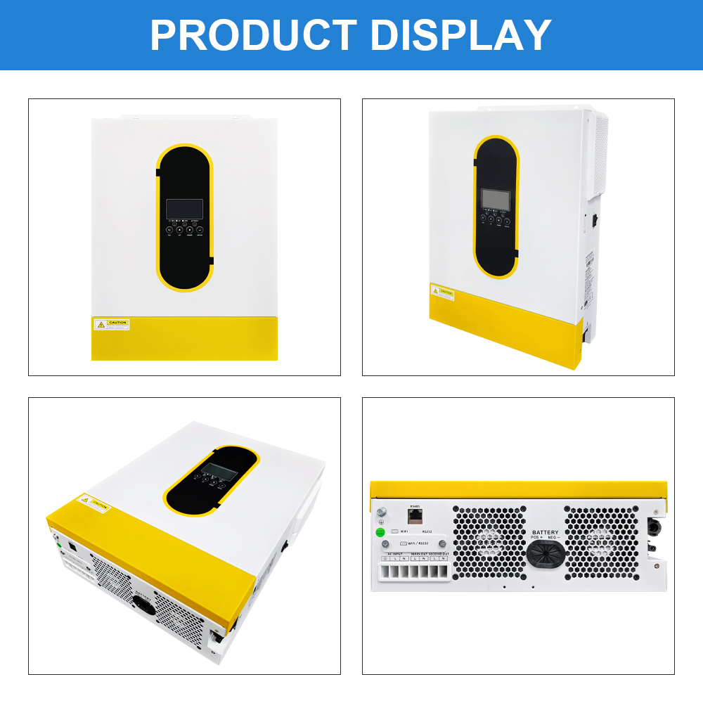 DAXTROMN 11KW Hybrid Inverter 2*MPPT 160A On-Grid/Off-Grid DC 48V Charger