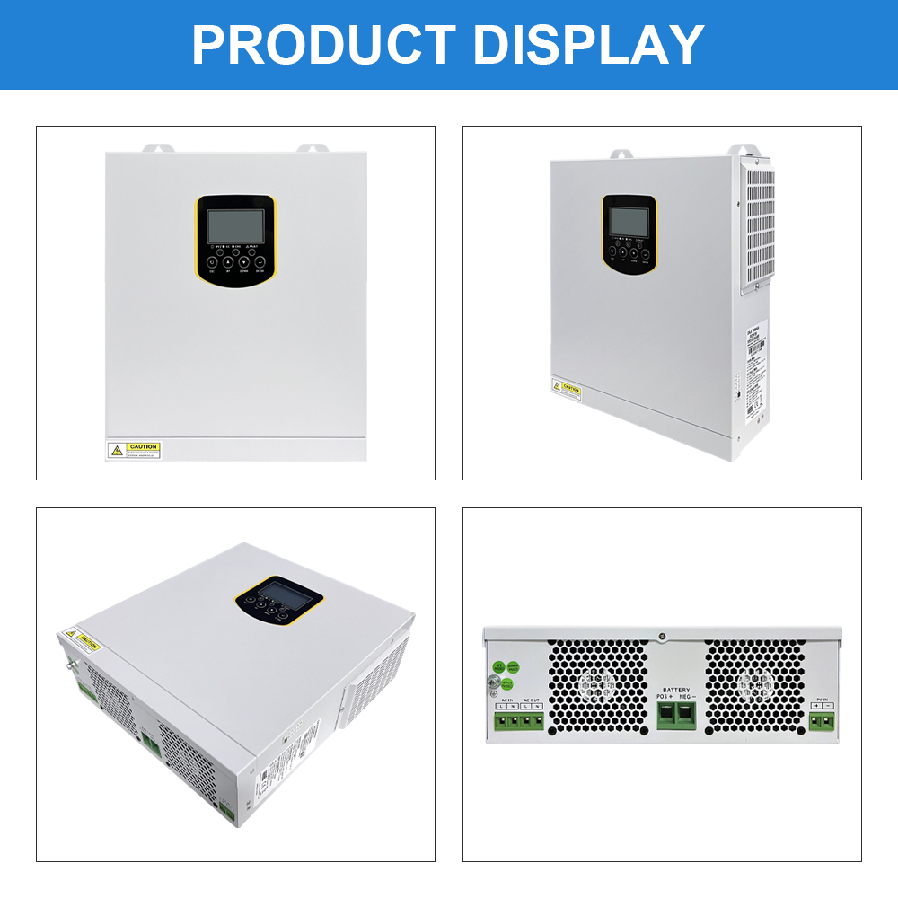 Daxtromn power 3500W 3.5KW Solar Inverter Built-in80A MPPT solar charger 24V 230VAC 50/60Hz off-grid system Solar Inverter PV input 500VDC