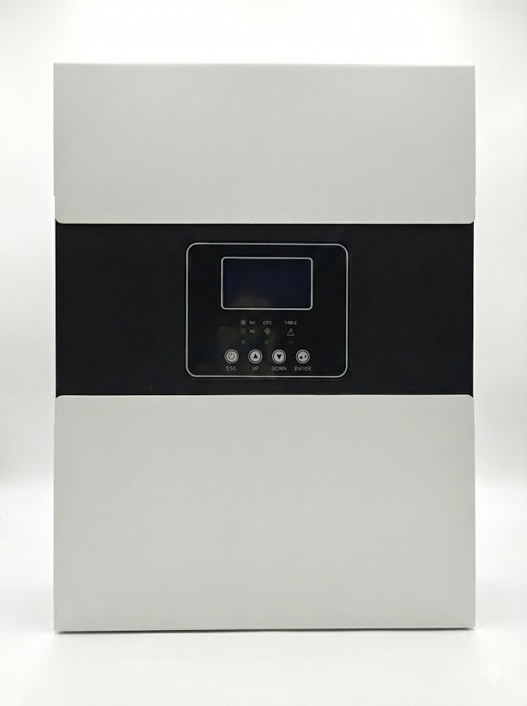 6.5KVA solar inverter MPPT 80A AC 220V DC 48VDC 500VDC PV input 5000W Pure Sine Wave hybrid inverter  5.5KW