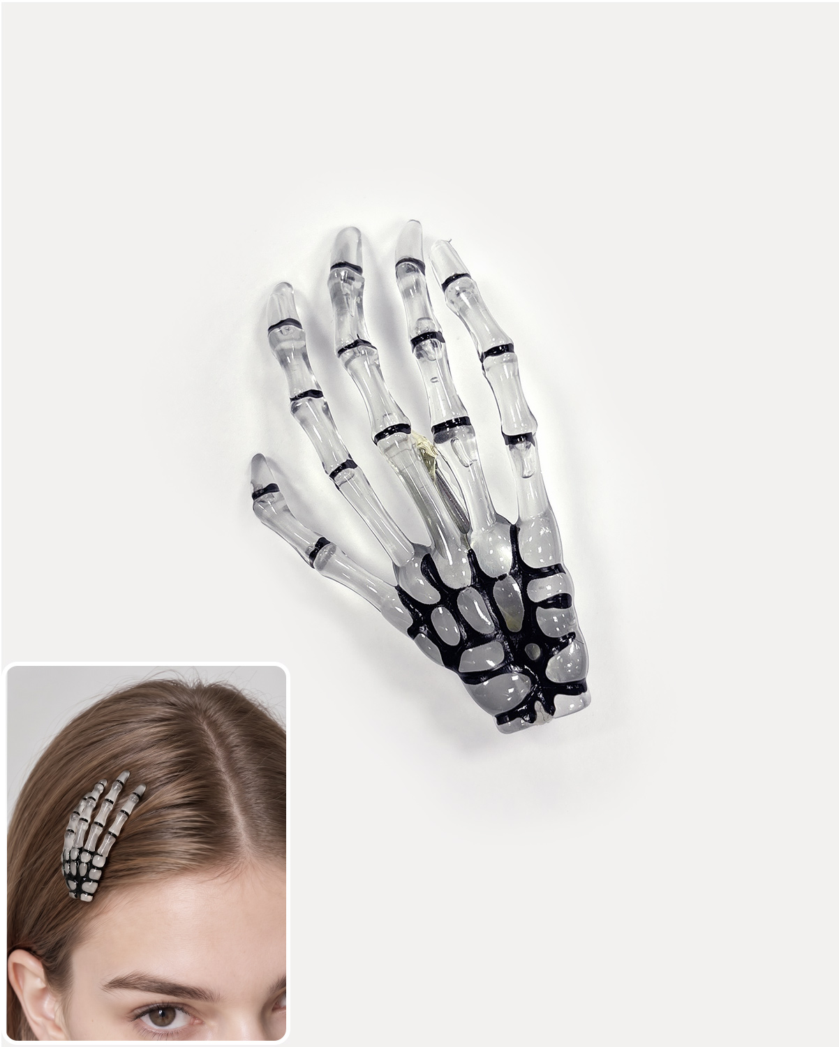 Getahug Halloween Skull Hairpin Accessories