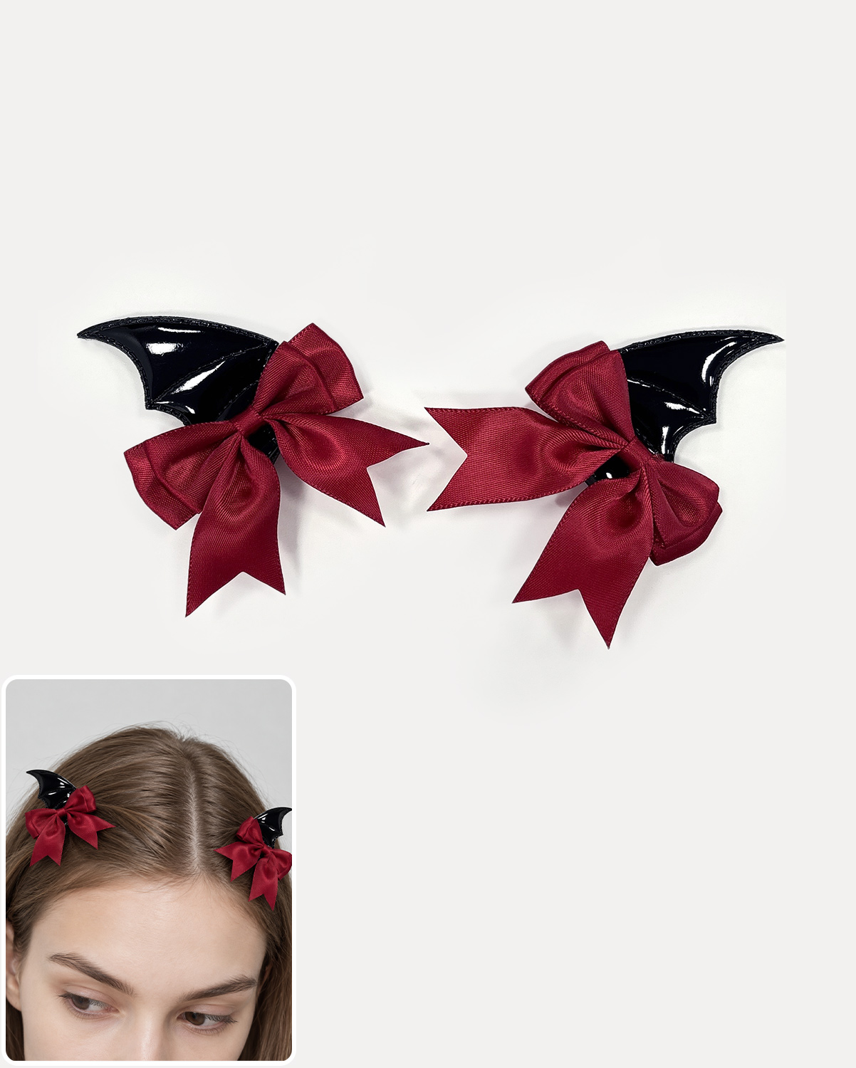 Getahug Halloween Bat Wing Hairpin Accessories