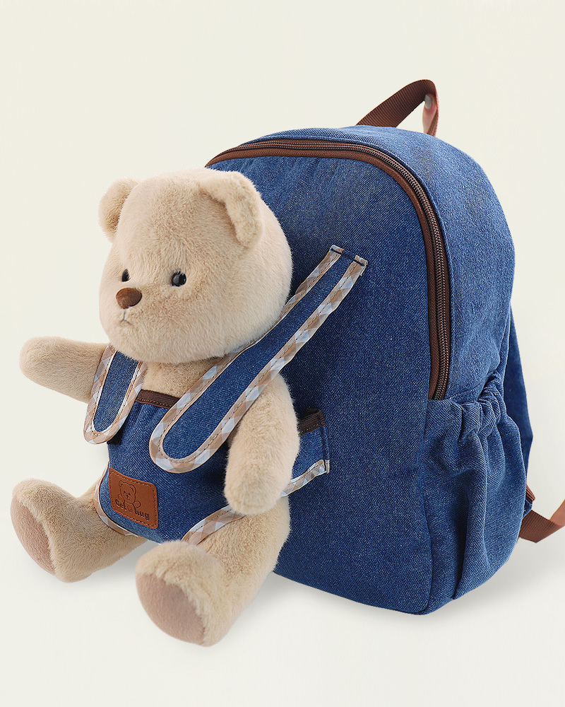Getahug Blue Backpack | Suitable for Travel & Daily Use (Bear not incl