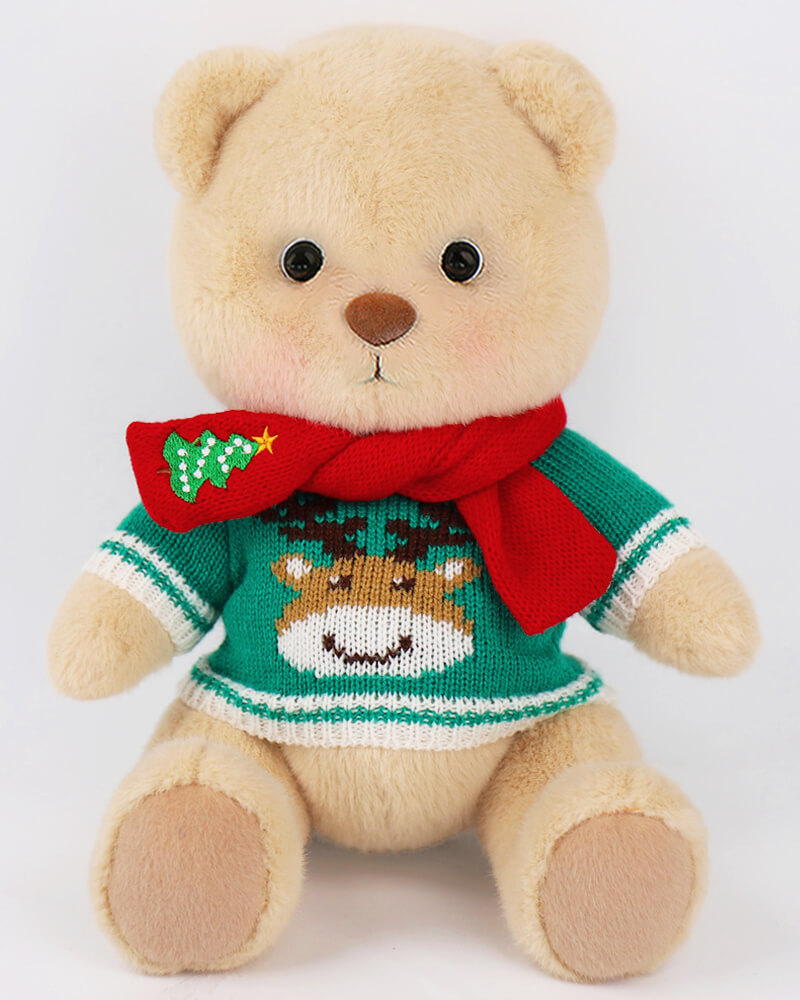Green Sweater Getahug Christmas Bear| Handmade Christmas Gifts-Getahug