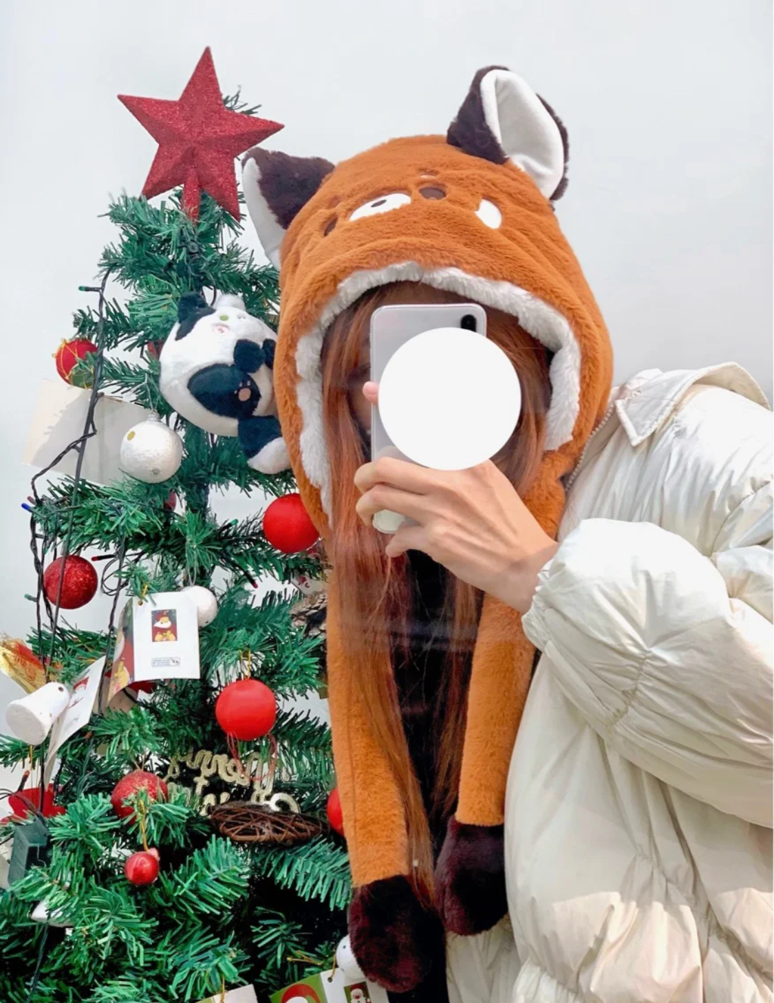 Red Panda Furry Hat